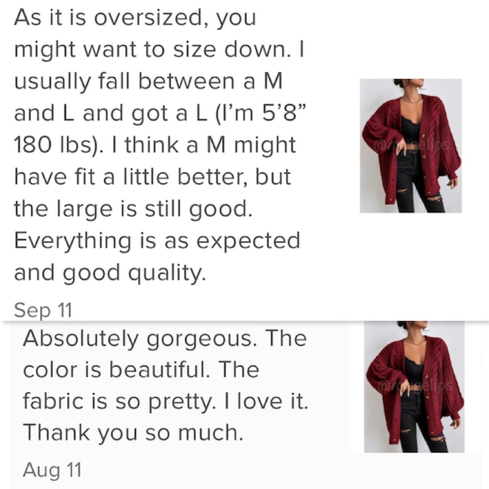 Oversized Mocha Brown Cable Knit Cardigan Long Sleeves Hip Length Buttoned - Picture 11 of 12
